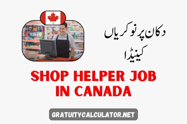 Shop Helper Job in Canada