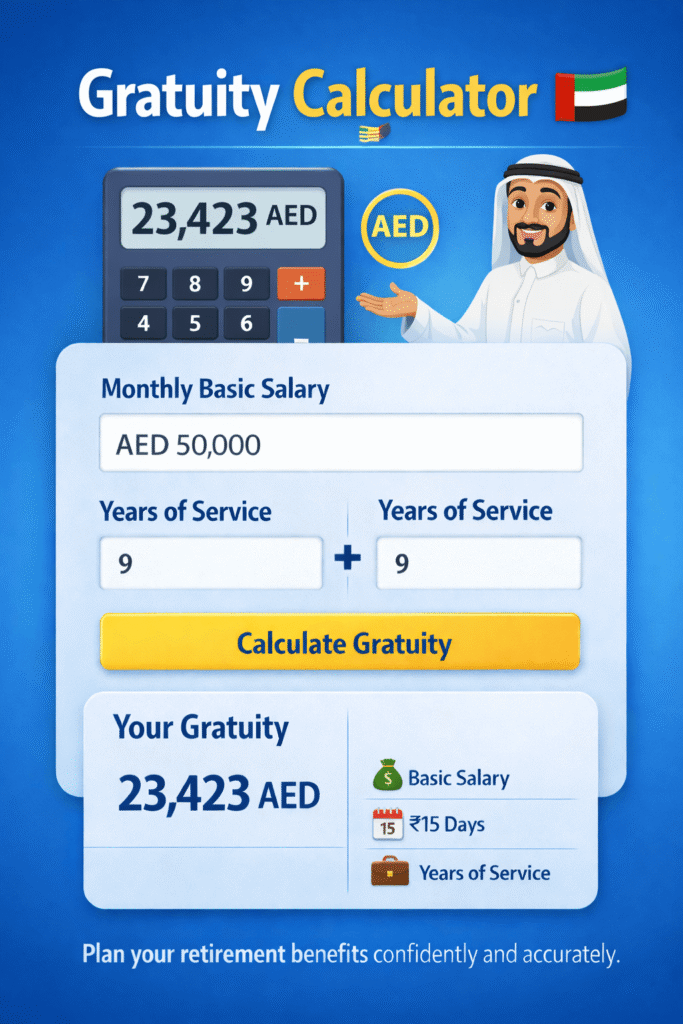 gratuity calculator uae