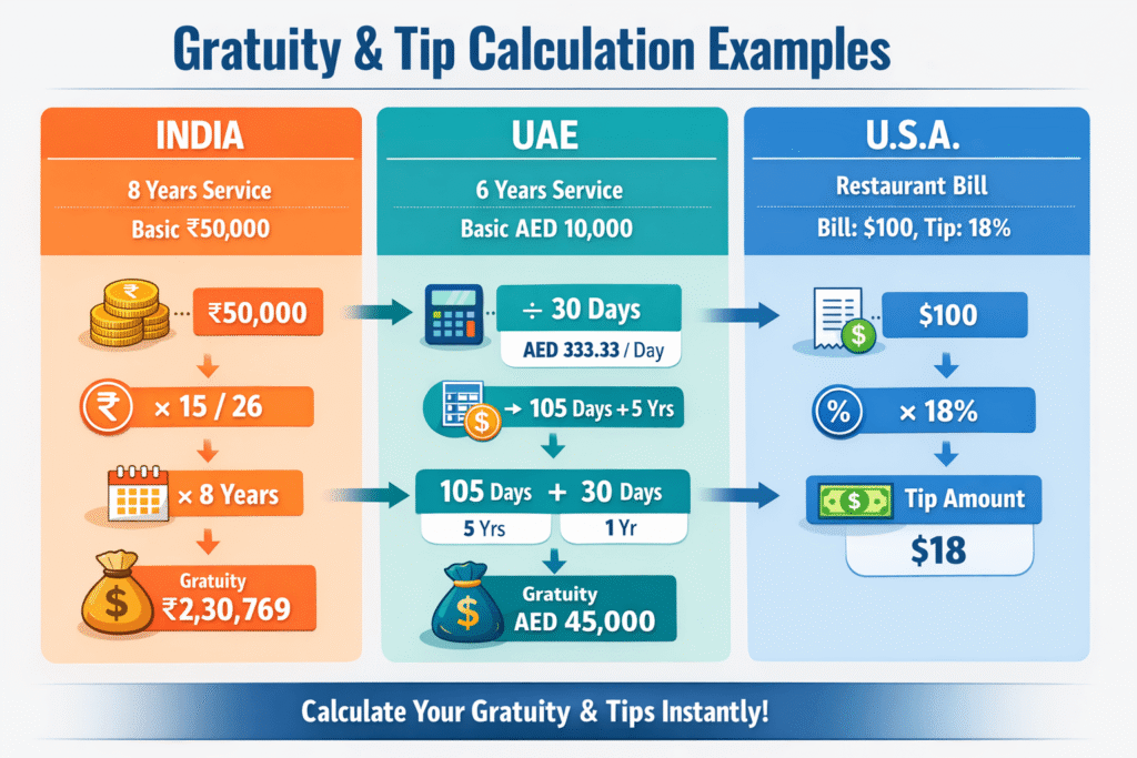 gratuity calculation formula